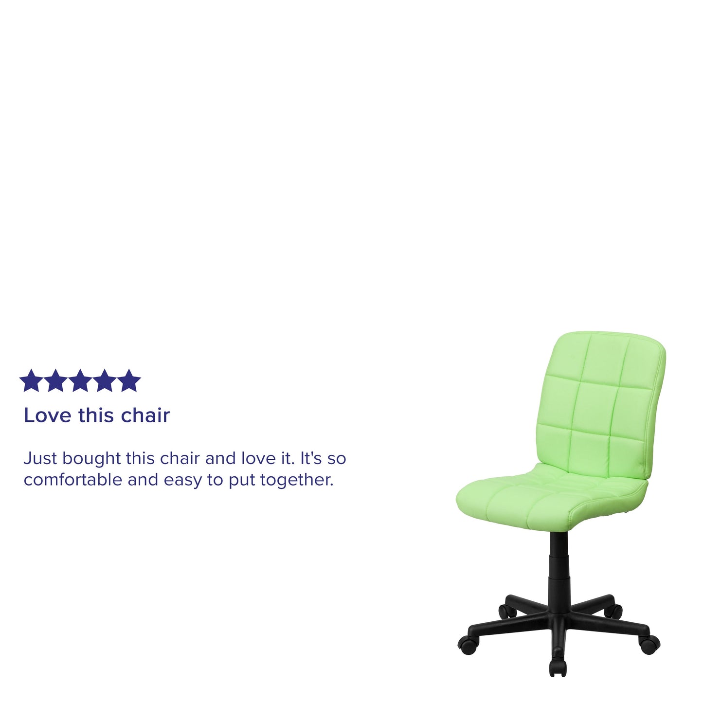 Green Mid-Back Task Chair GO-1691-1-GREEN-GG