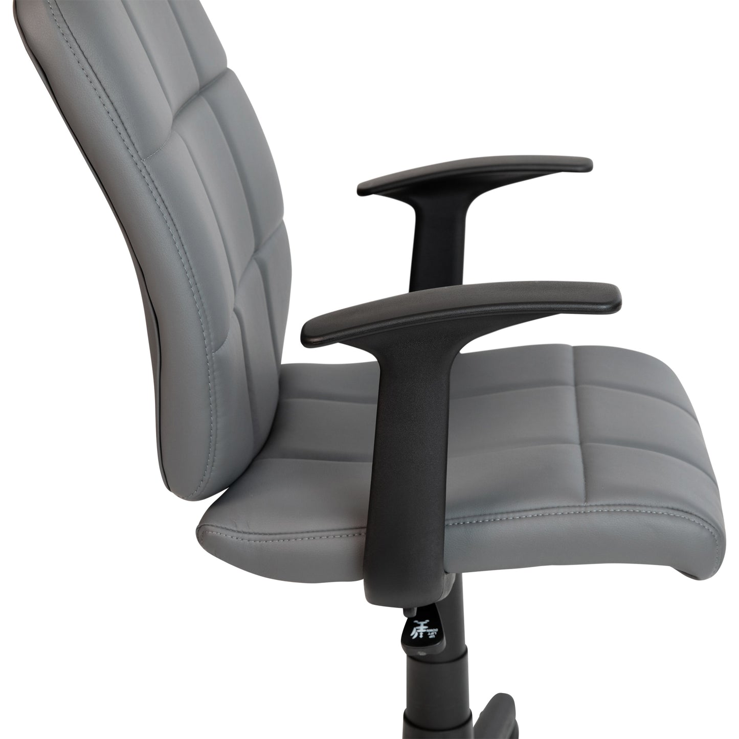 Gray Mid-Back Task Chair GO-1691-1-GY-A-GG