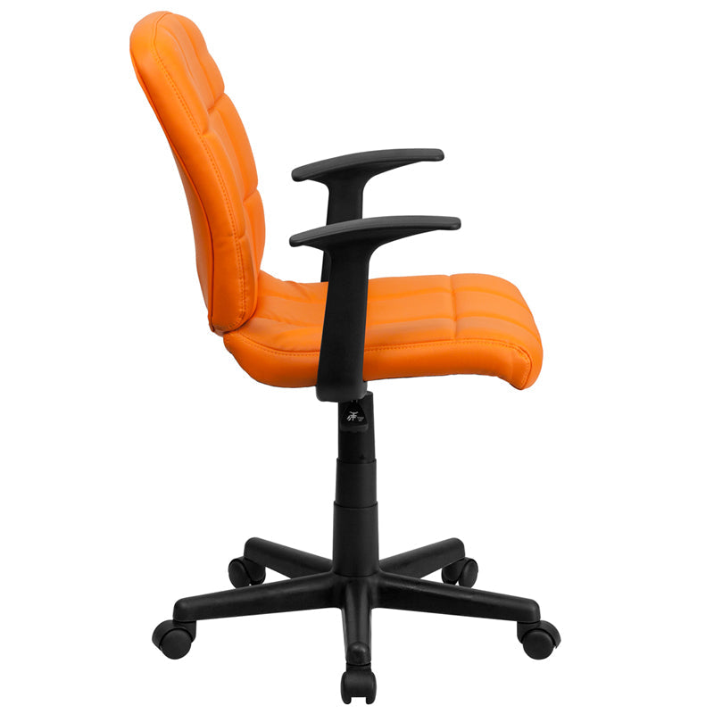 Orange Mid-Back Task Chair GO-1691-1-ORG-A-GG