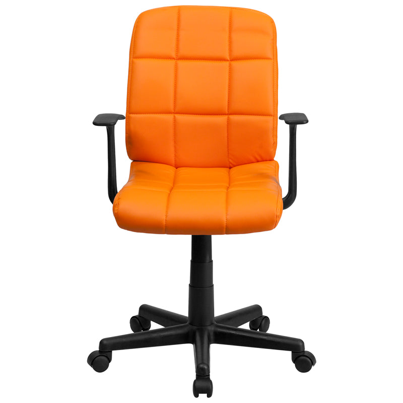 Orange Mid-Back Task Chair GO-1691-1-ORG-A-GG