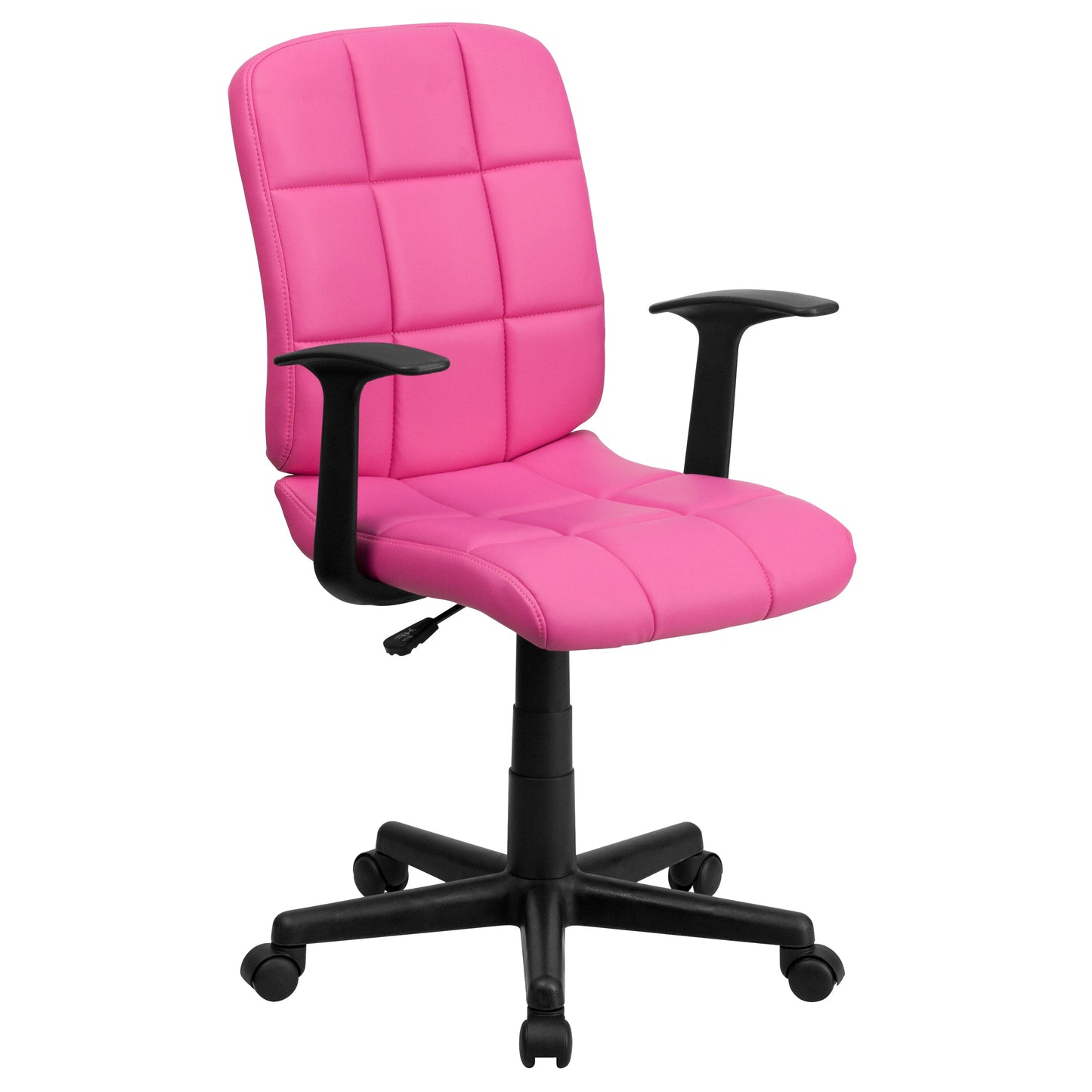 Pink Mid-Back Task Chair GO-1691-1-PINK-A-GG