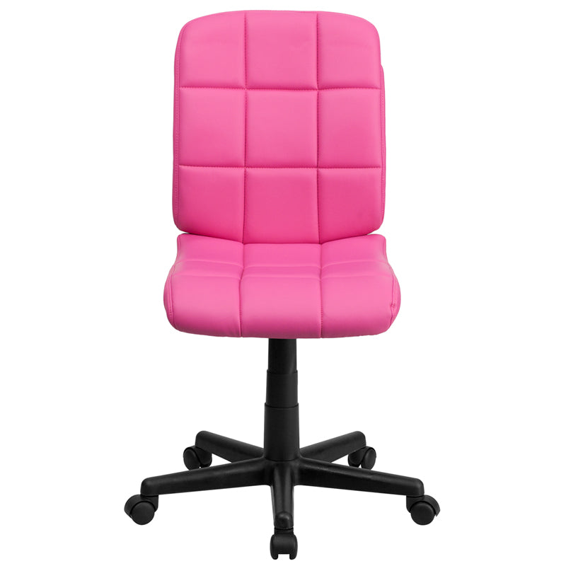 Pink Mid-Back Task Chair GO-1691-1-PINK-GG