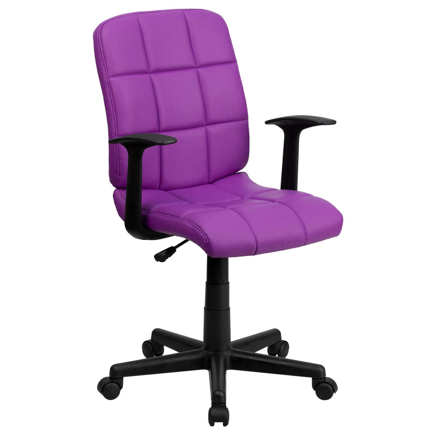 Purple Mid-Back Task Chair GO-1691-1-PUR-A-GG