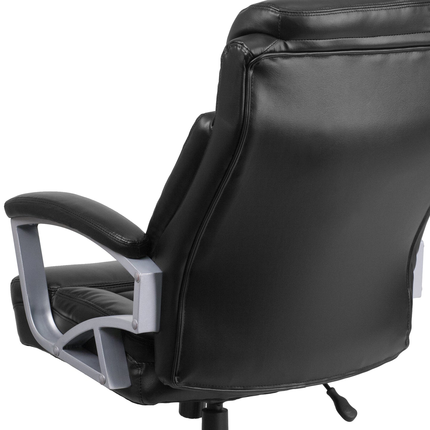 Black 500LB High Back Chair GO-1850-1-LEA-GG