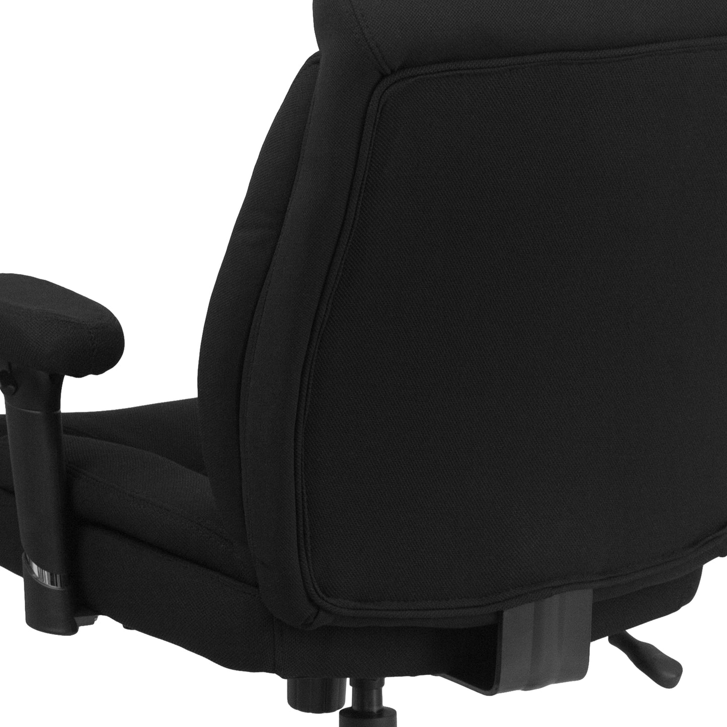 Black 400LB Mid-Back Chair GO-2073F-GG