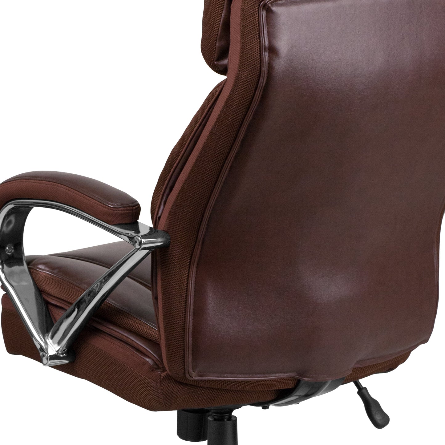 Brown 500LB High Back Chair GO-2092M-1-BN-GG