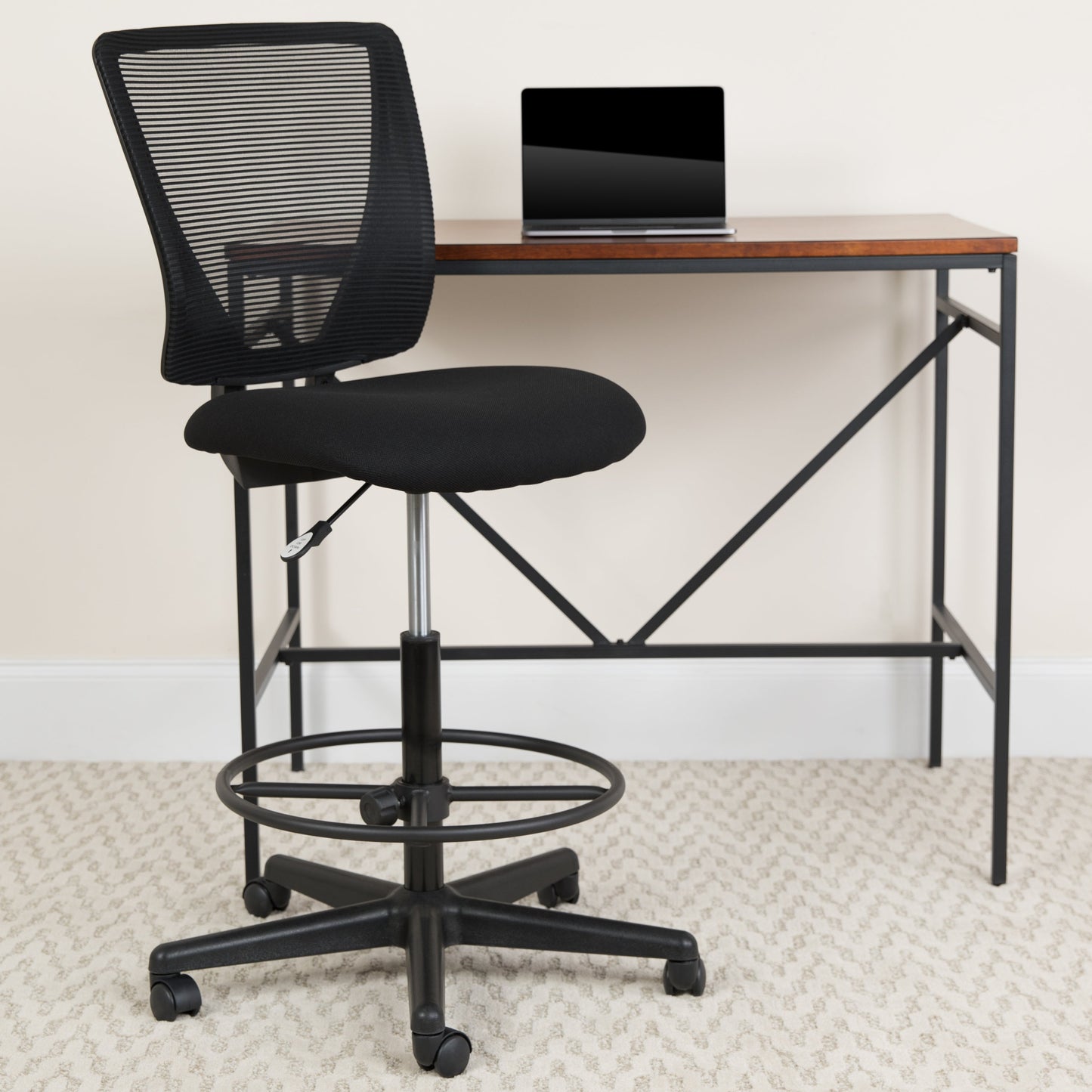 Black Mesh Draft Chair GO-2100-GG