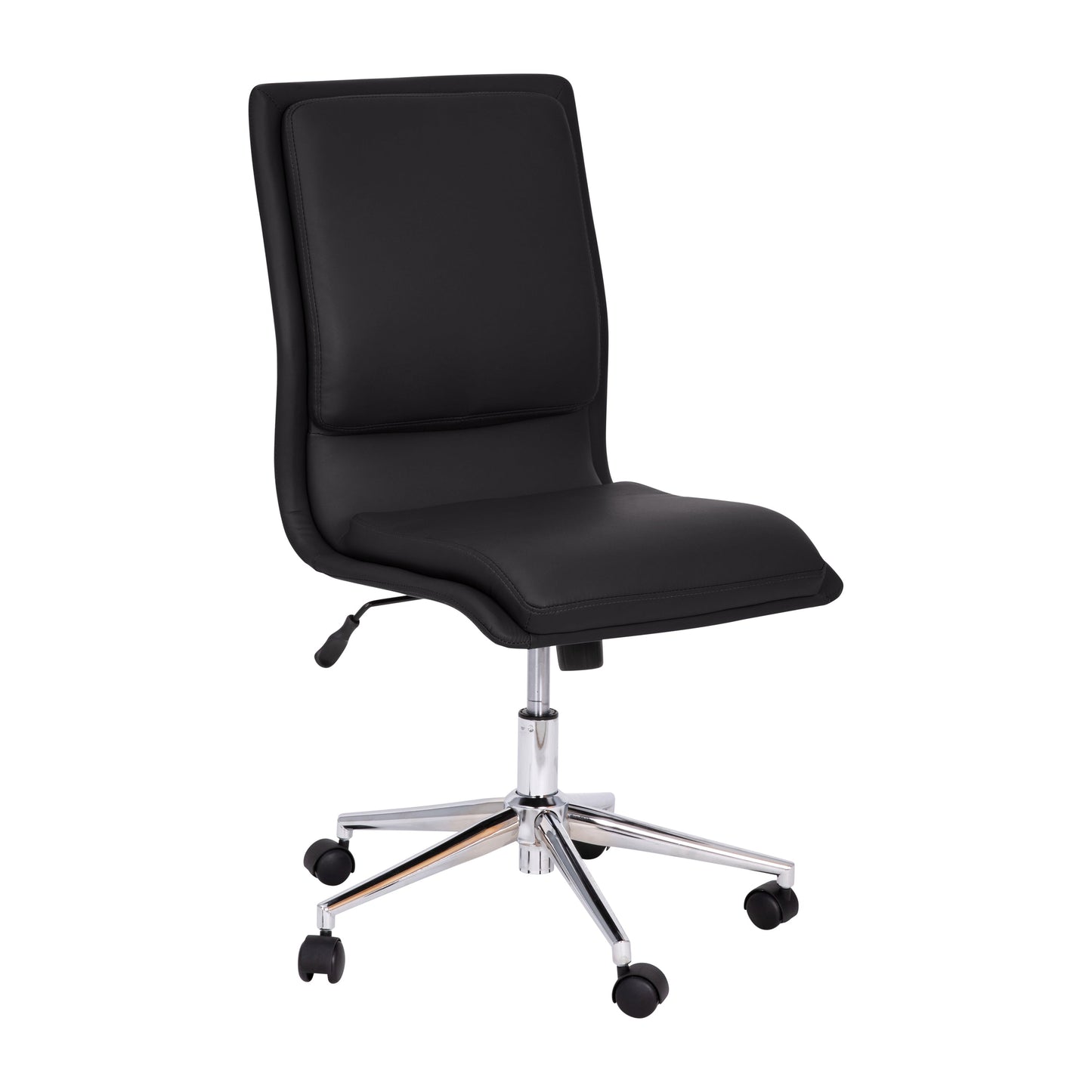 Black LeatherSoft Office Chair GO-21111-BK-GG