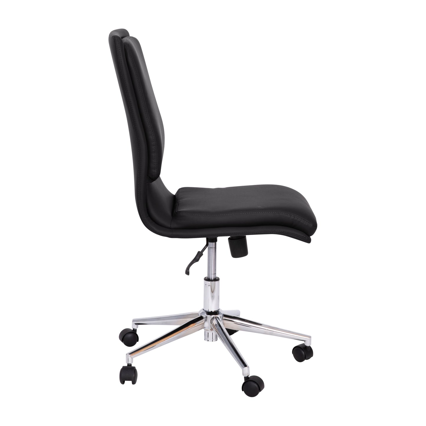 Black LeatherSoft Office Chair GO-21111-BK-GG