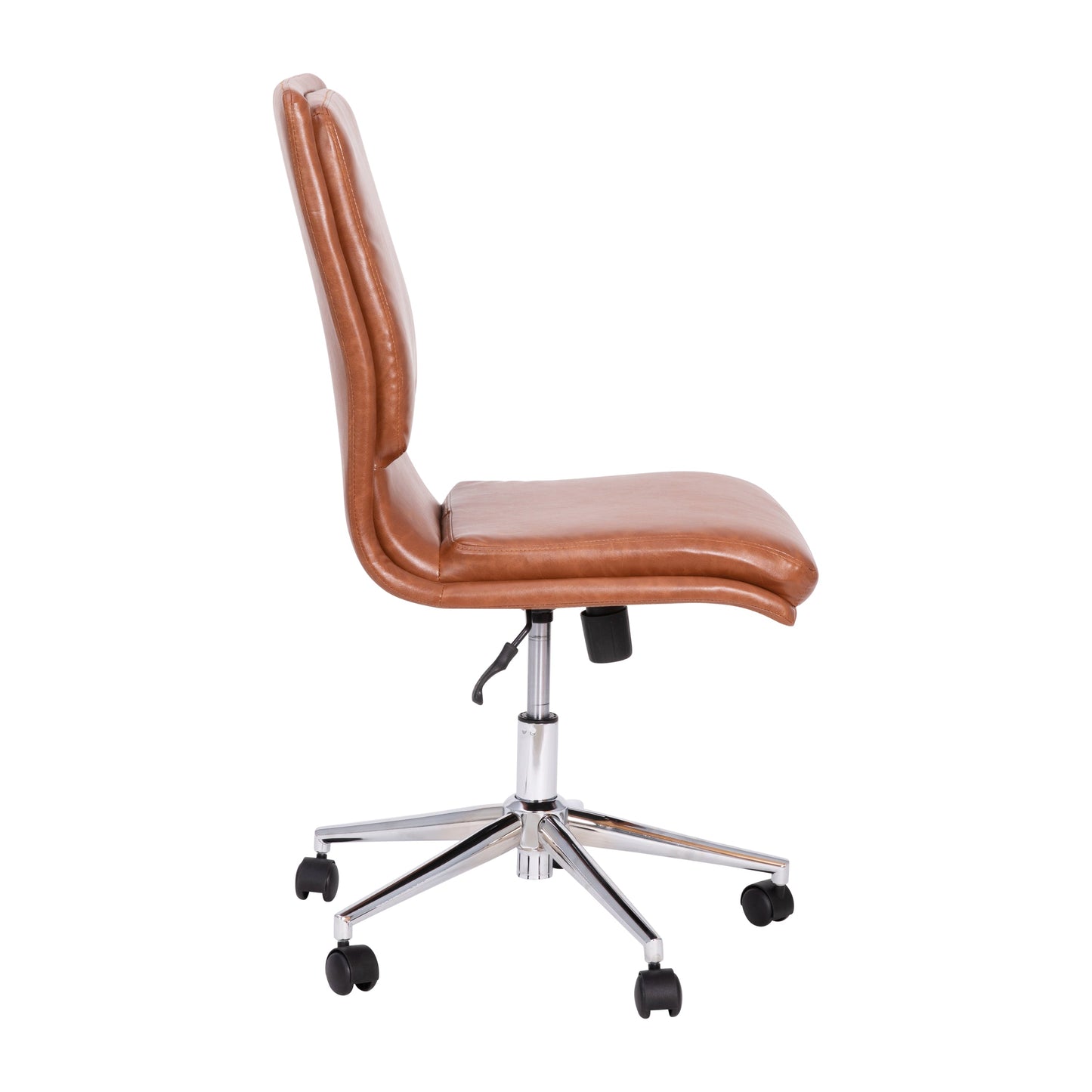 Cognac LeatherSoft Chair GO-21111-BR-GG