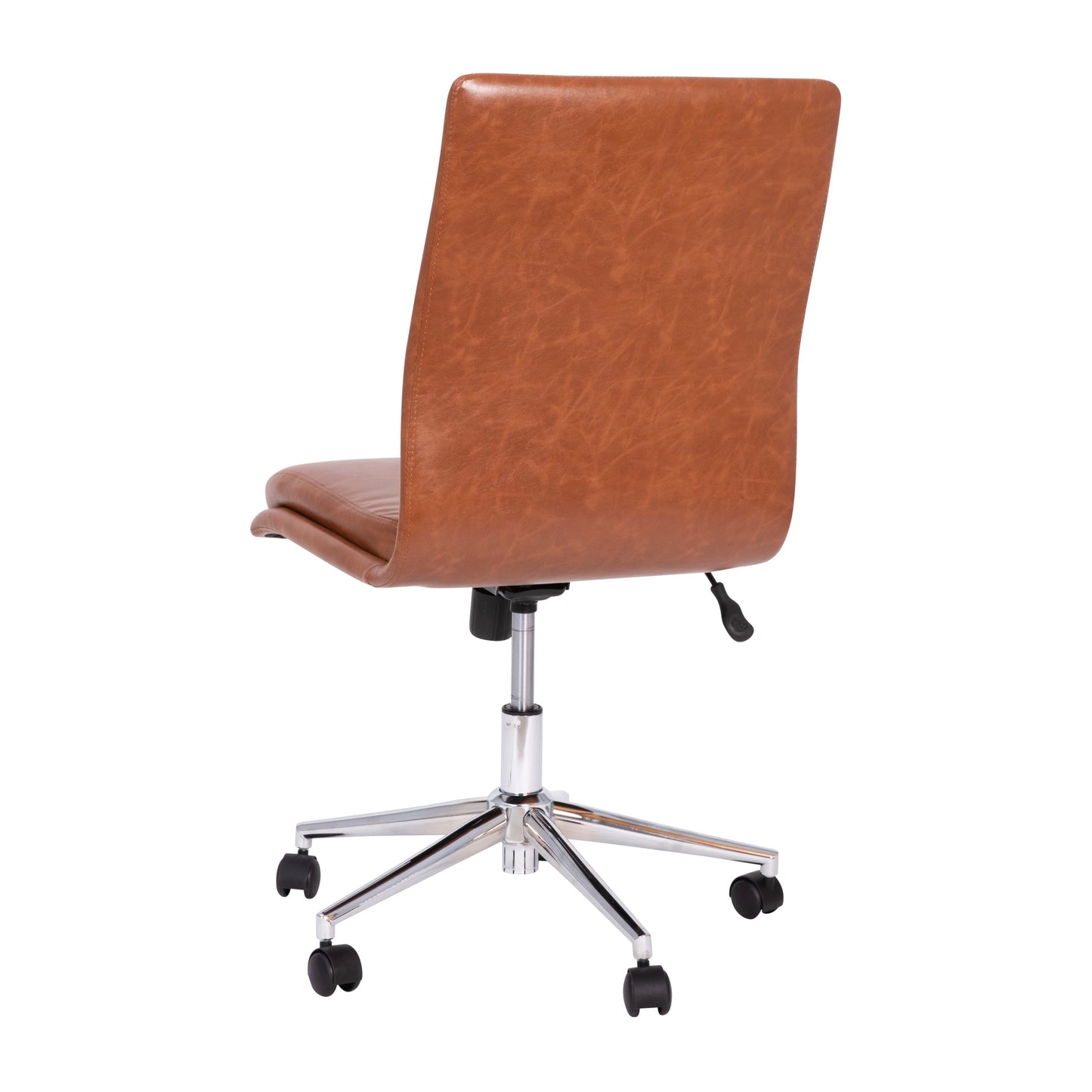 Cognac LeatherSoft Chair GO-21111-BR-GG