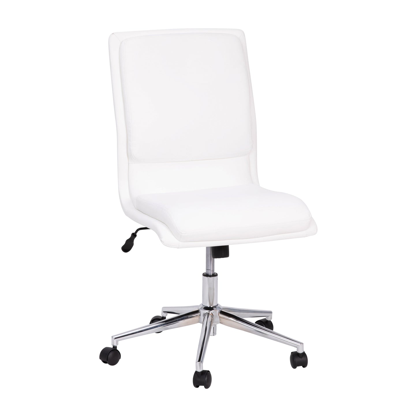 White LeatherSoft Office Chair GO-21111-WH-GG