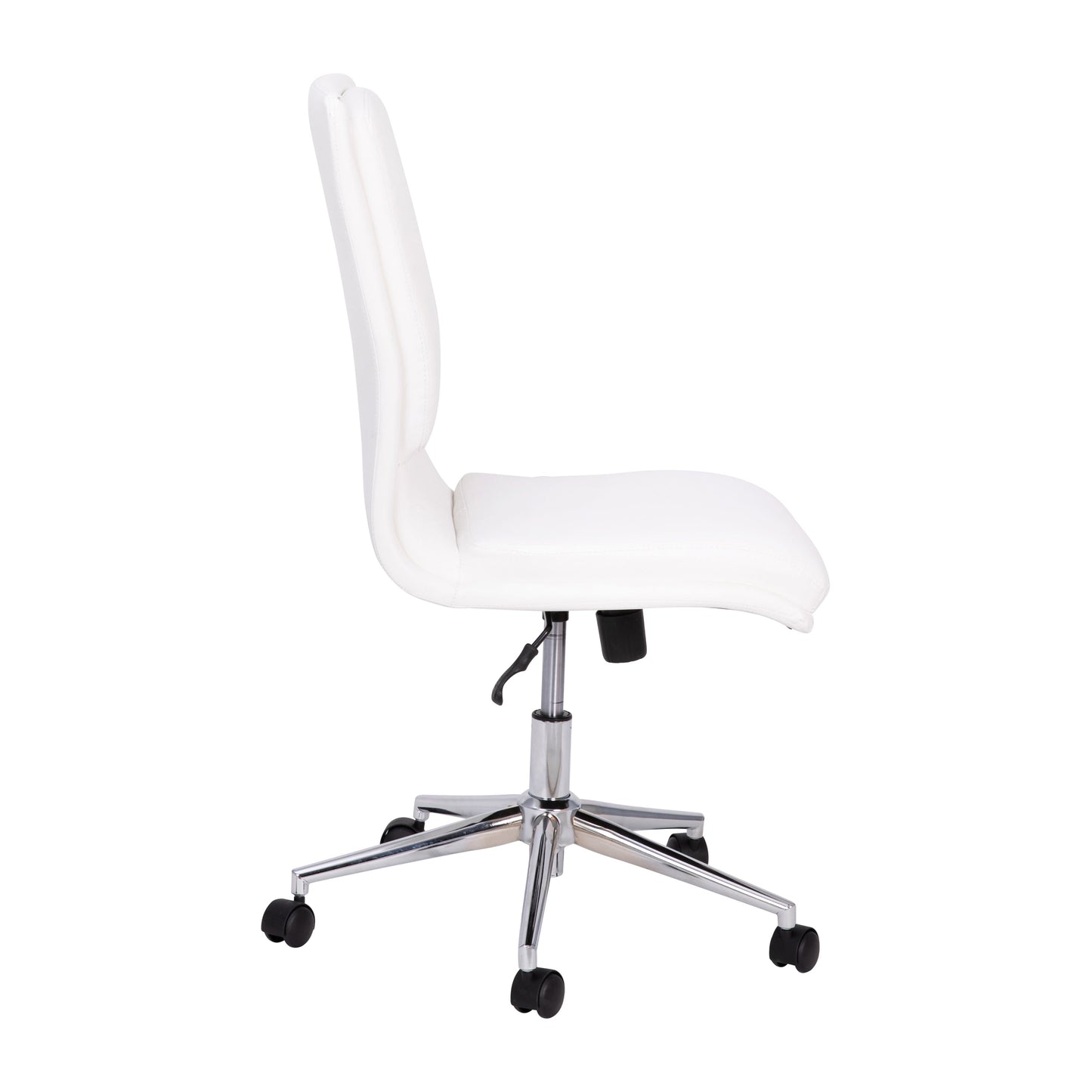 White LeatherSoft Office Chair GO-21111-WH-GG