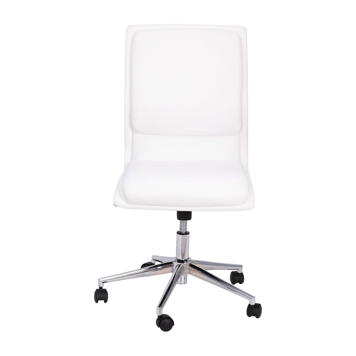 White LeatherSoft Office Chair GO-21111-WH-GG