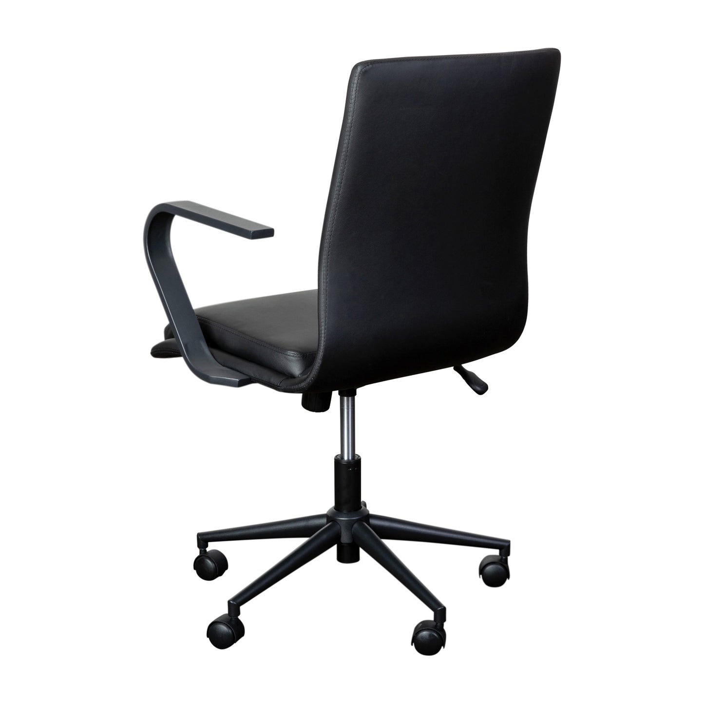 Black Swivel Desk Chair GO-21111B-BK-BK-GG