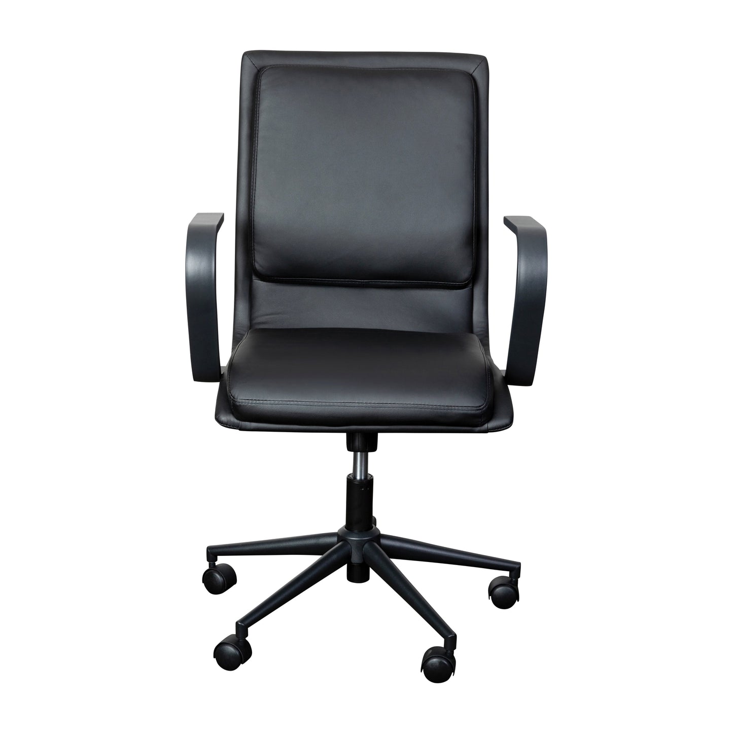 Black Swivel Desk Chair GO-21111B-BK-BK-GG