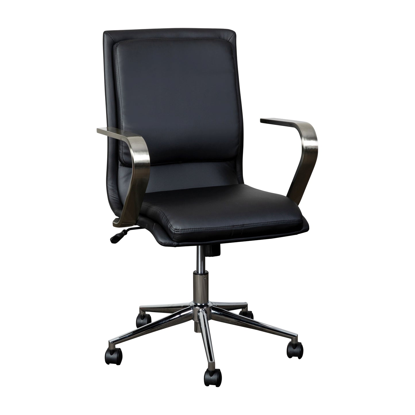 Black/Chrome Swivel Desk Chair GO-21111B-BK-CHR-GG