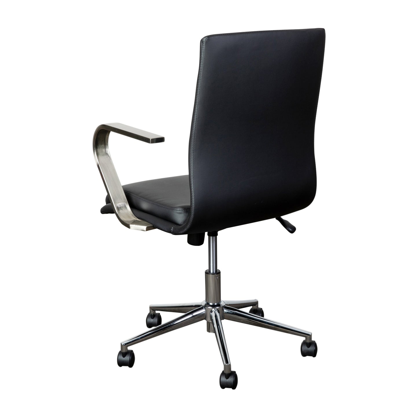 Black/Chrome Swivel Desk Chair GO-21111B-BK-CHR-GG