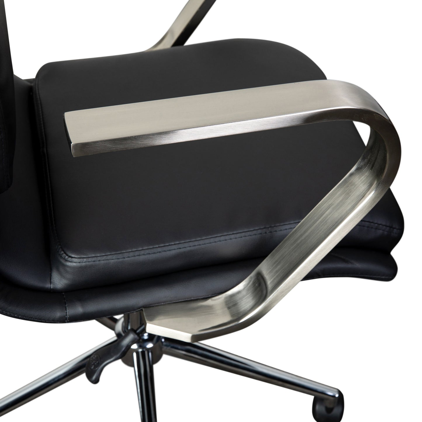 Black/Chrome Swivel Desk Chair GO-21111B-BK-CHR-GG