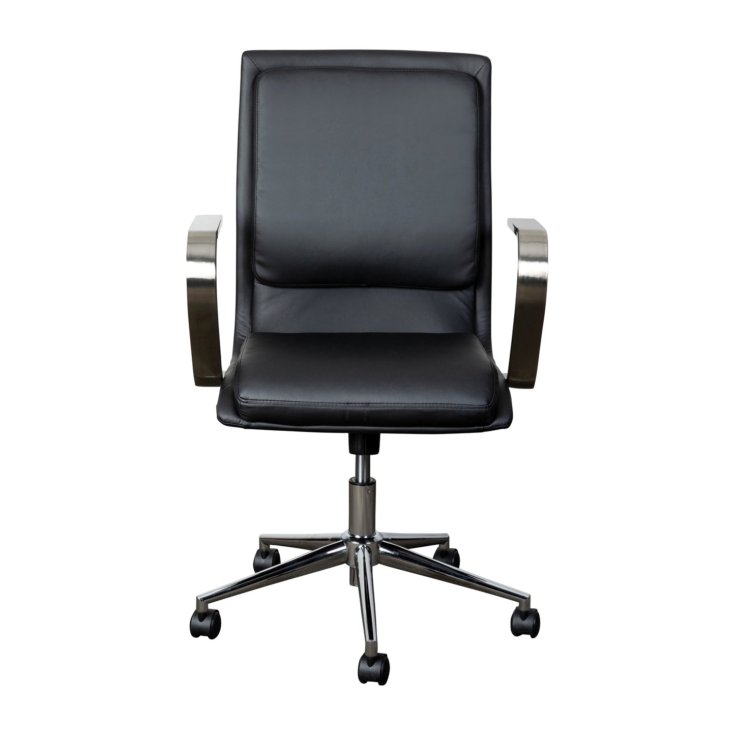 Black/Chrome Swivel Desk Chair GO-21111B-BK-CHR-GG