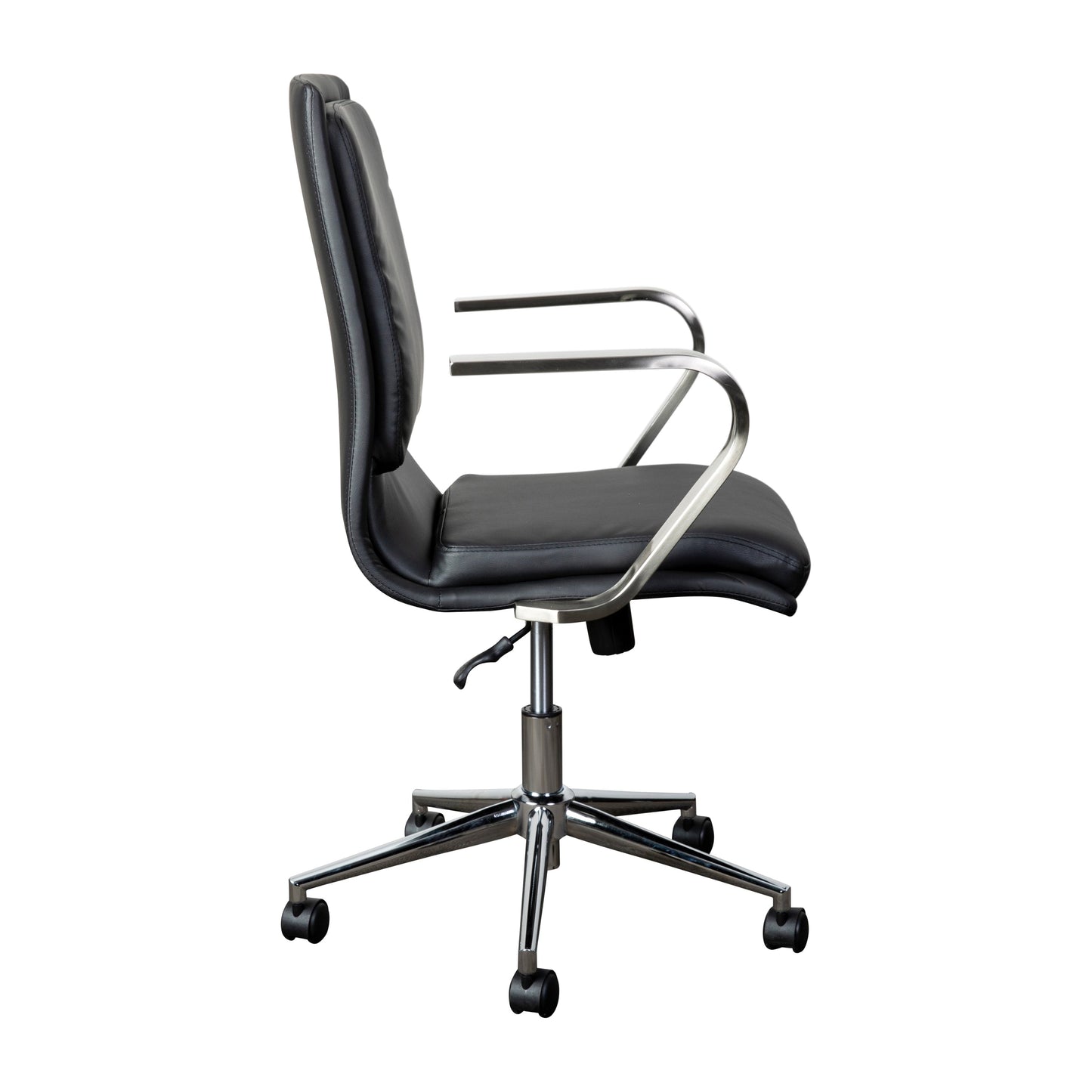 Black/Chrome Swivel Desk Chair GO-21111B-BK-CHR-GG