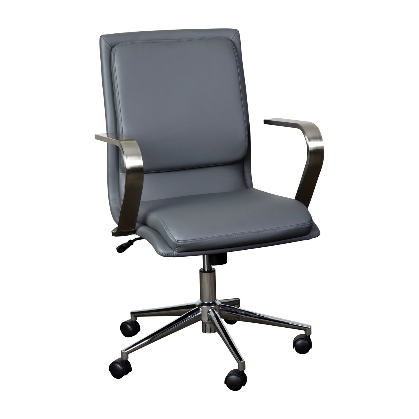 Gray/Chrome Swivel Desk Chair GO-21111B-GY-CHR-GG