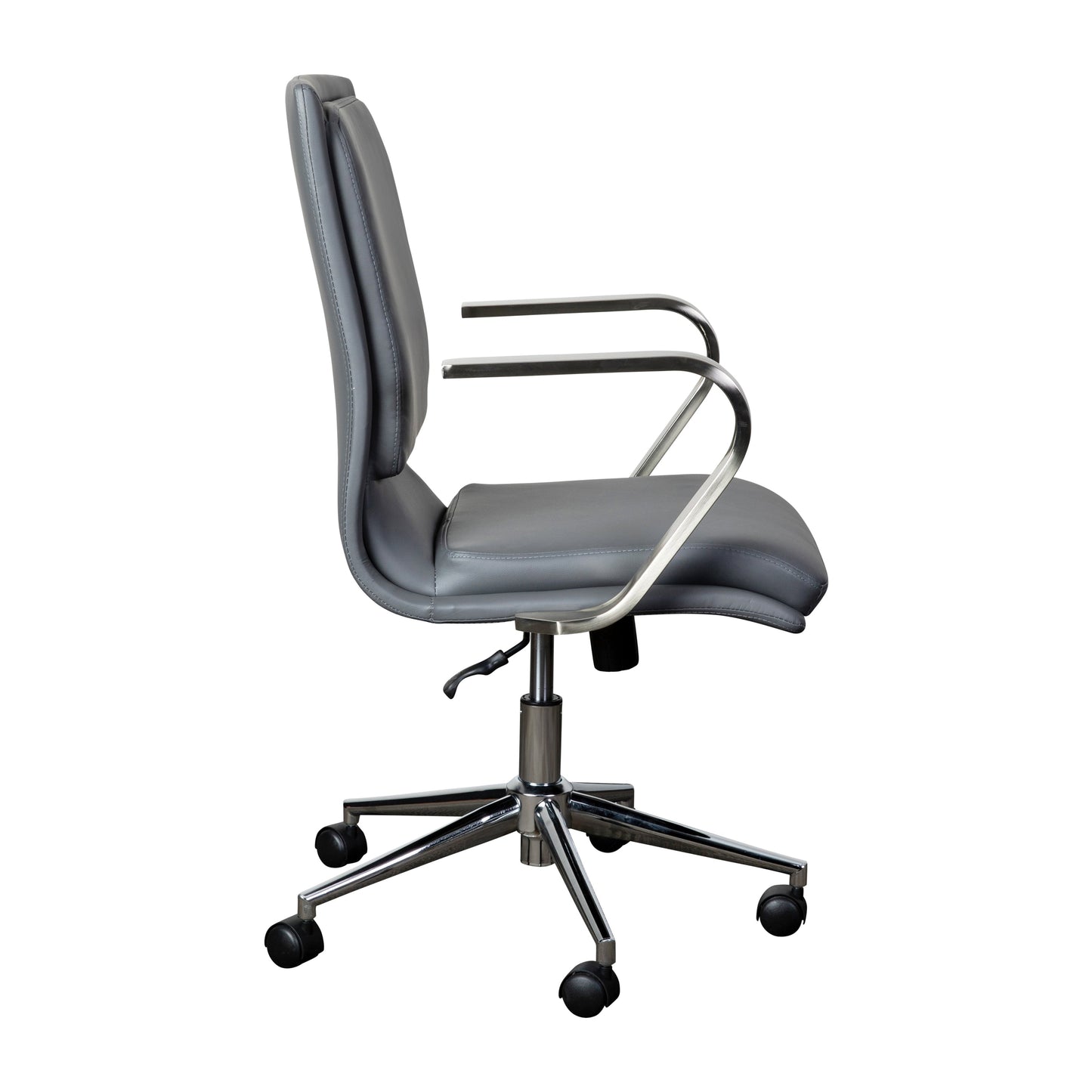 Gray/Chrome Swivel Desk Chair GO-21111B-GY-CHR-GG