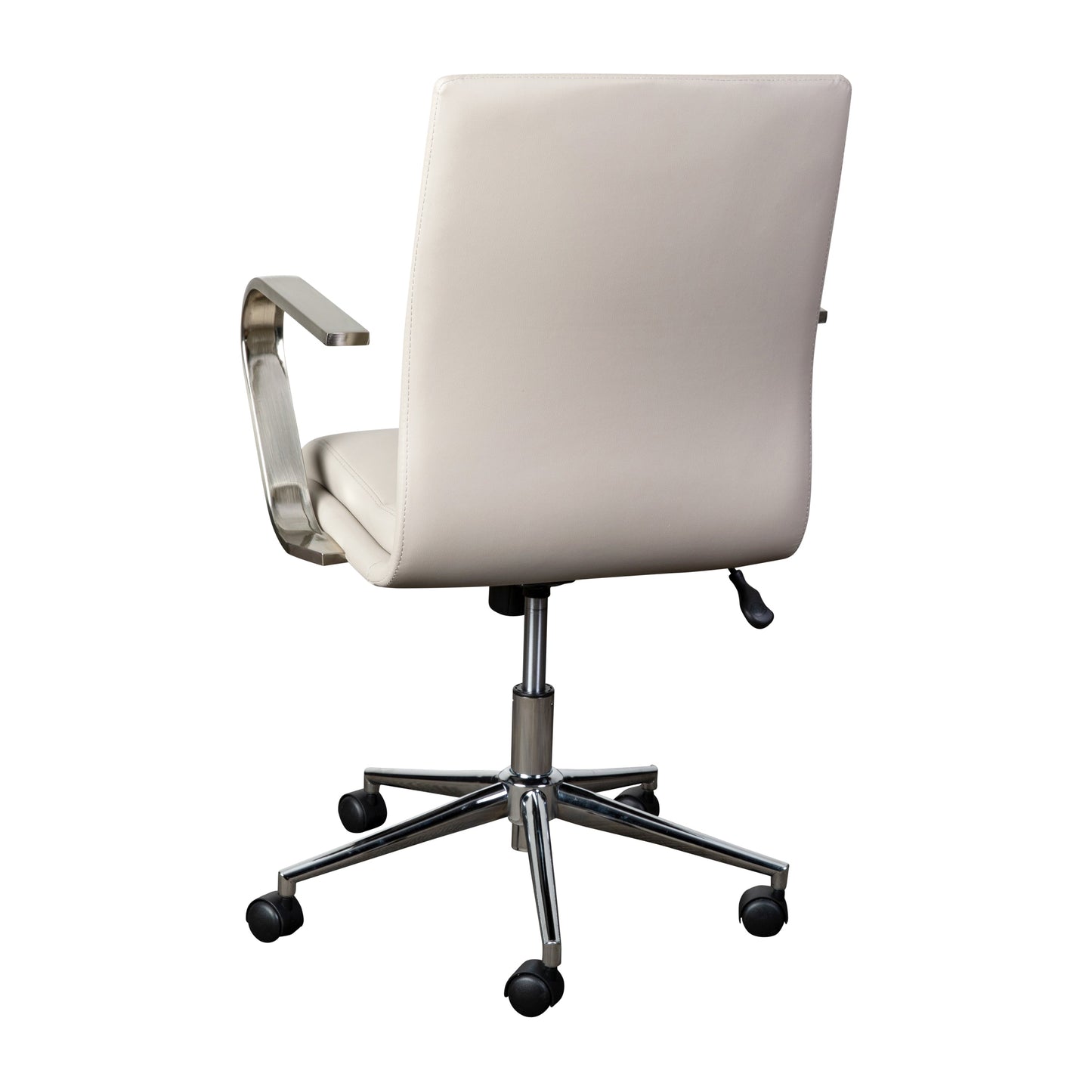 Taupe/Chrome Swivel Desk Chair GO-21111B-TAUPE-CHR-GG