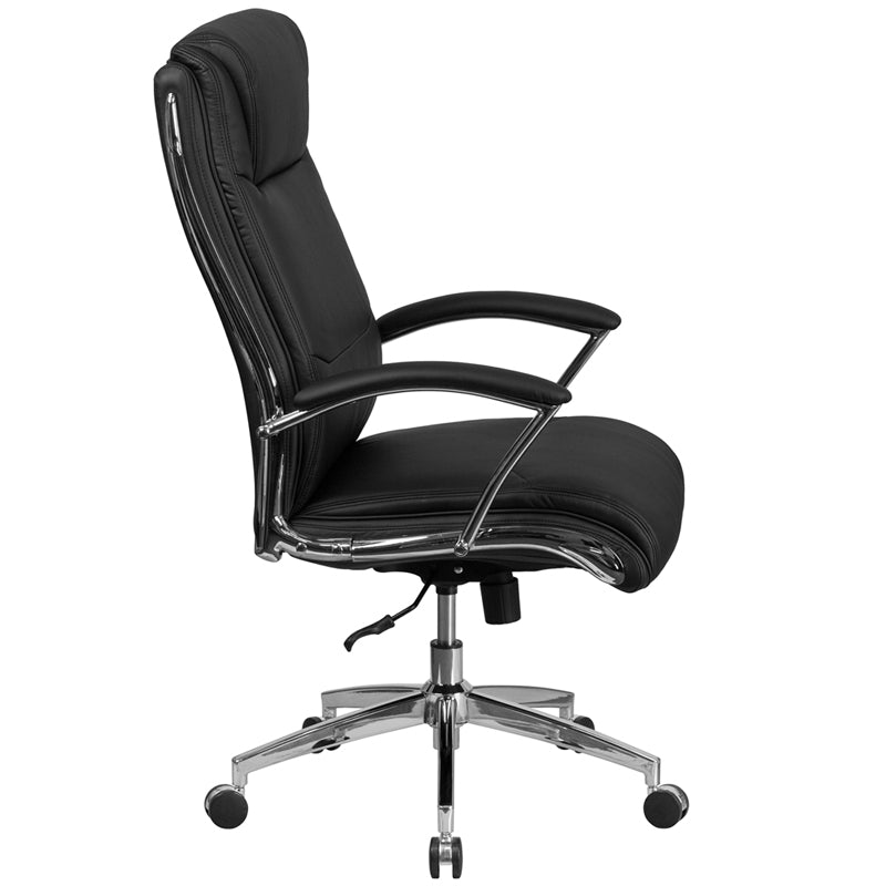 Black High Back Leather Chair GO-2192-BK-GG