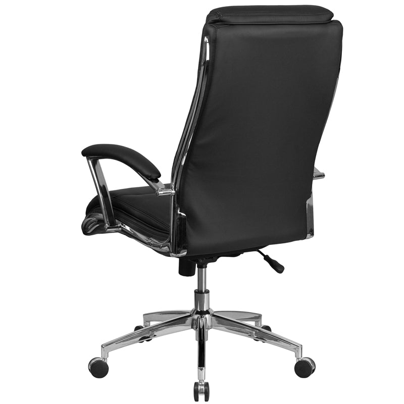 Black High Back Leather Chair GO-2192-BK-GG