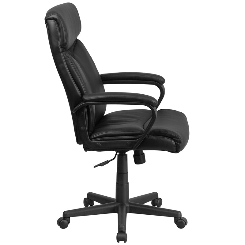 Black High Back Leather Chair GO-2196-1-GG