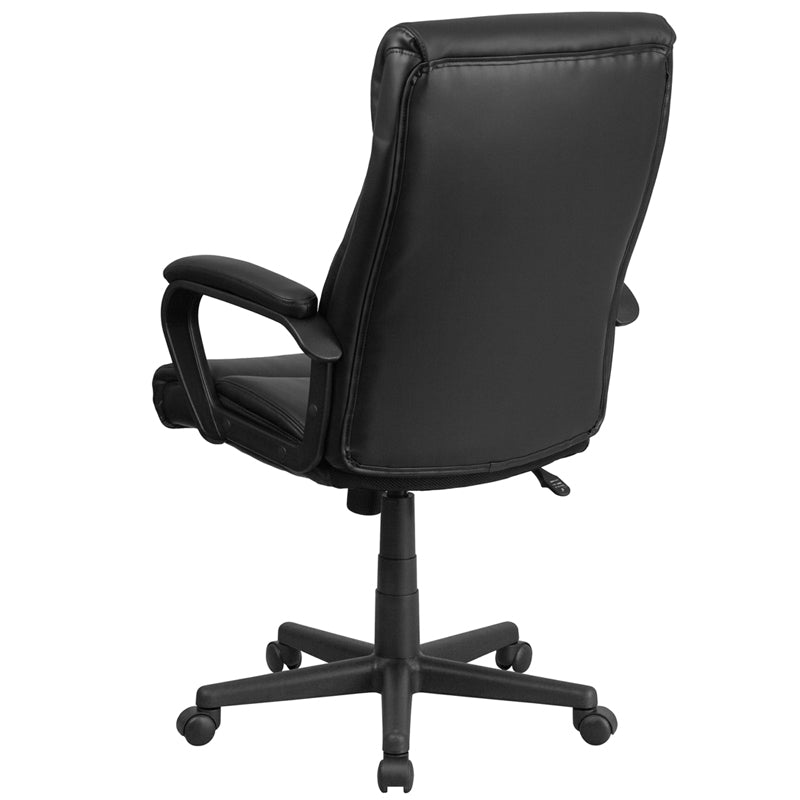 Black High Back Leather Chair GO-2196-1-GG