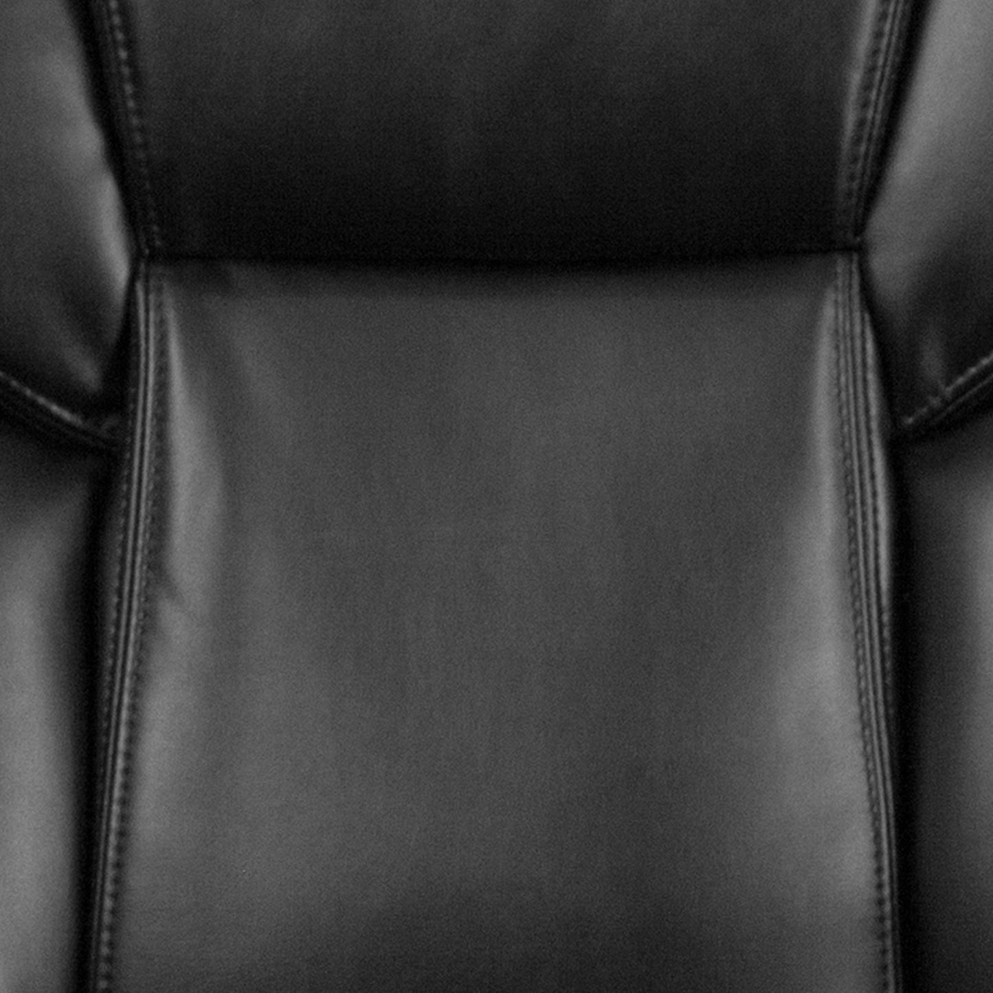 Black Mid-Back Leather Chair GO-2236M-BK-GG