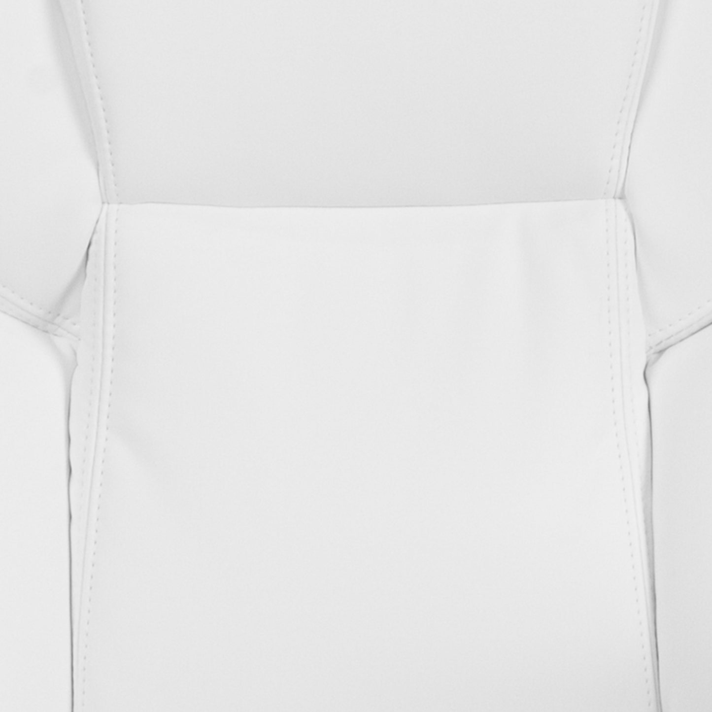 White Mid-Back Leather Chair GO-2236M-WH-GG