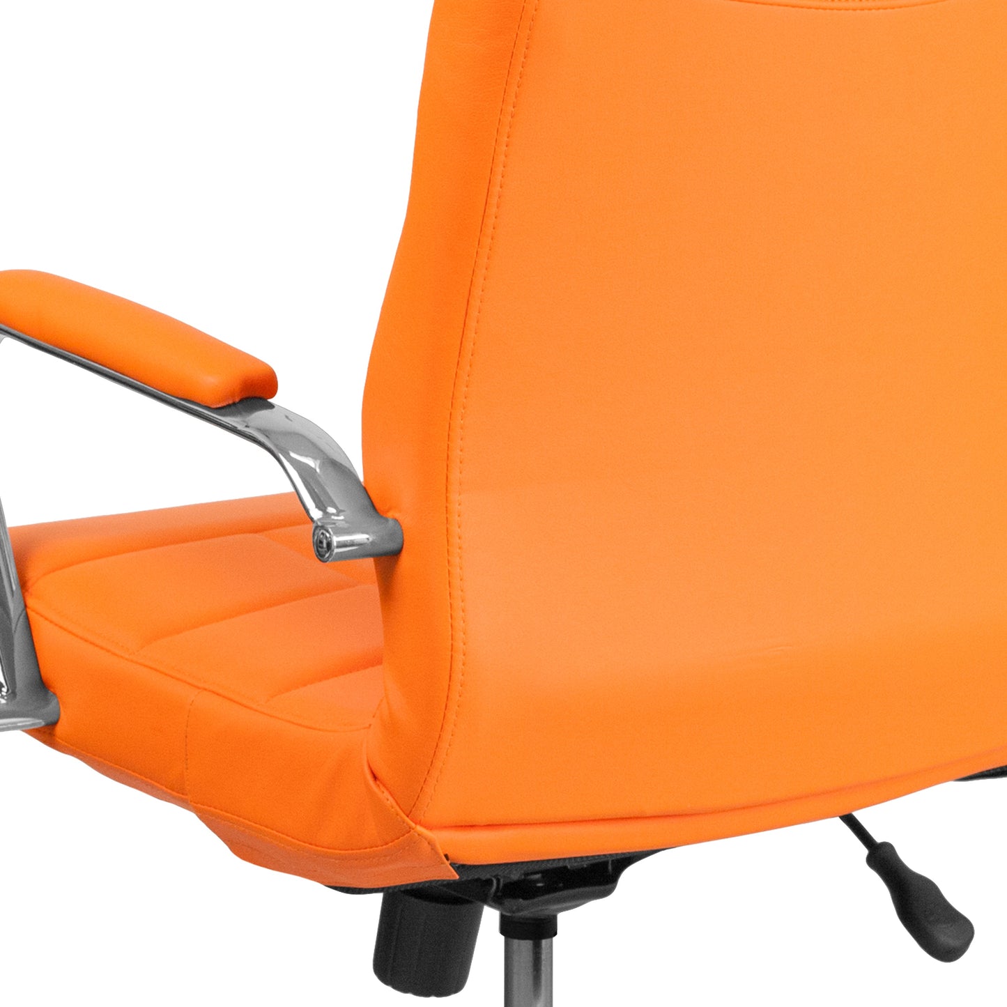 Orange Mid-Back Vinyl Chair GO-2240-ORG-GG