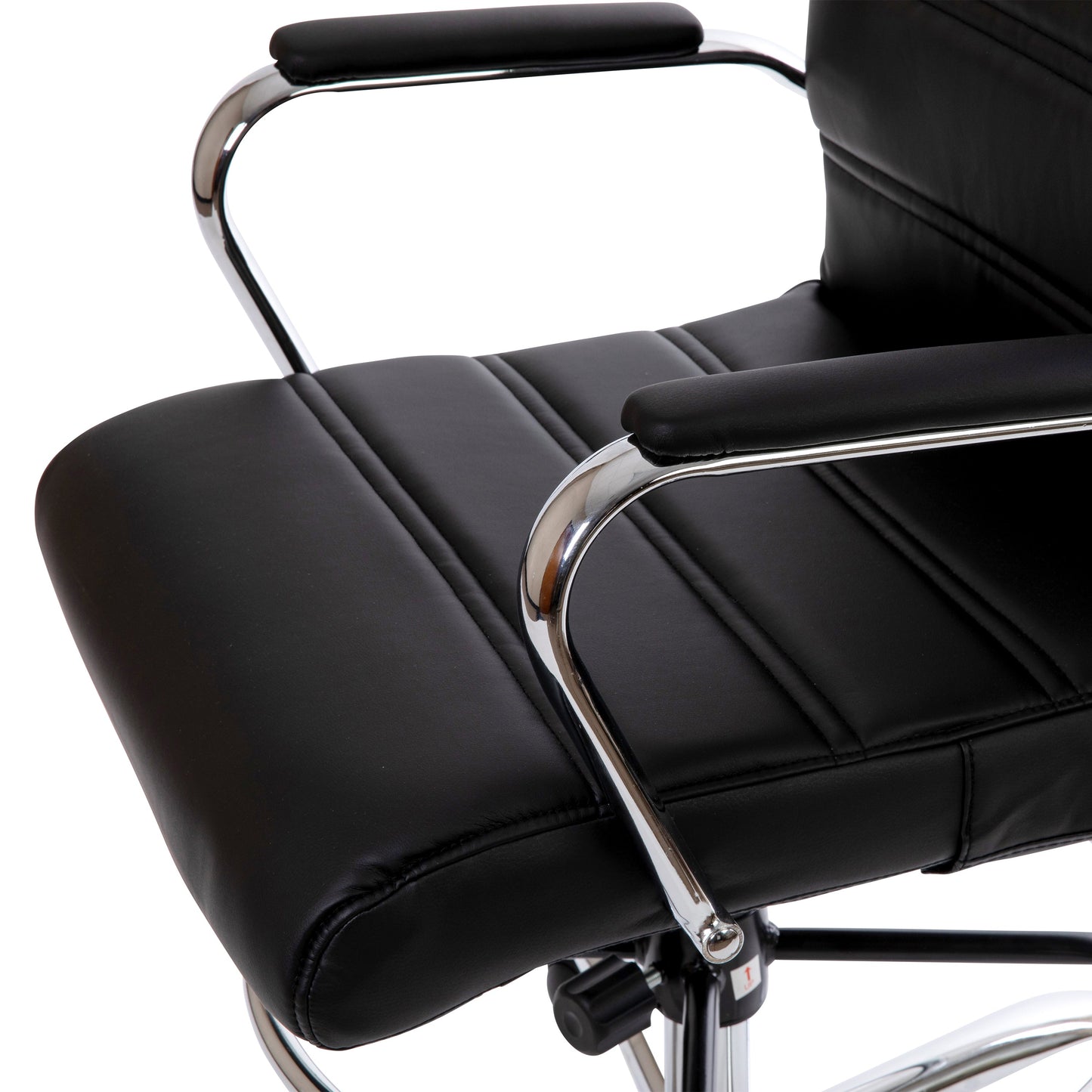 Black LeatherSoft Draft Chair GO-2286B-BK-GG