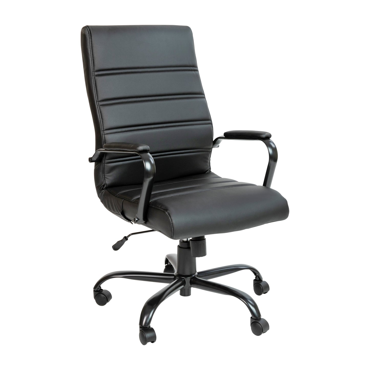 Black High Back Leather Chair GO-2286H-BK-BK-GG