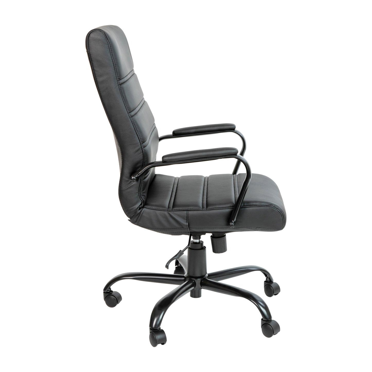 Black High Back Leather Chair GO-2286H-BK-BK-GG