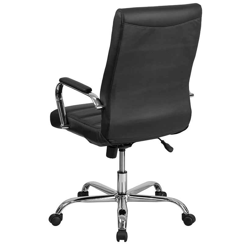 Black High Back Leather Chair GO-2286H-BK-GG