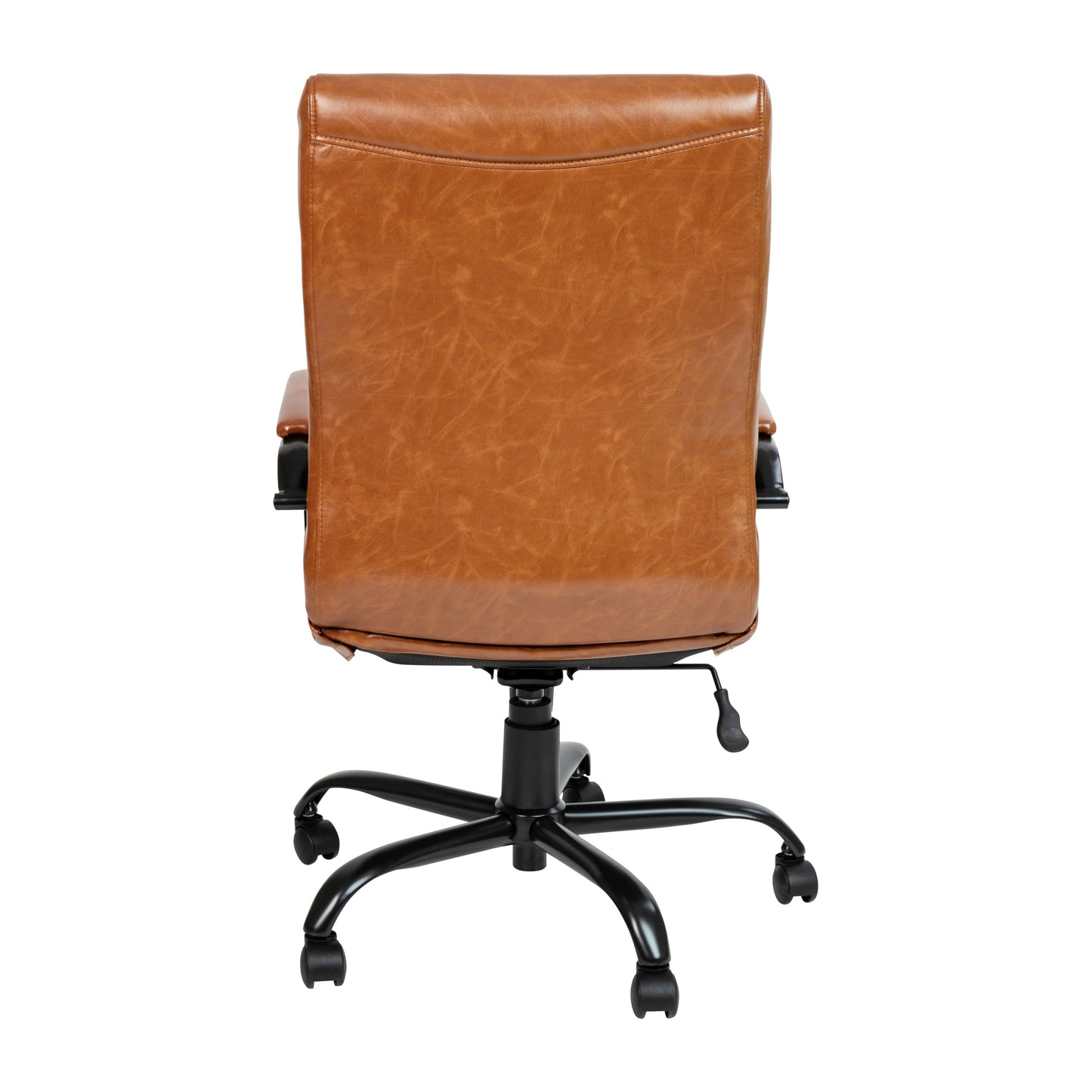 Brown High Back Leather Chair GO-2286H-BR-BK-GG