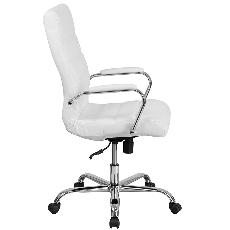 White High Back Leather Chair GO-2286H-WH-GG