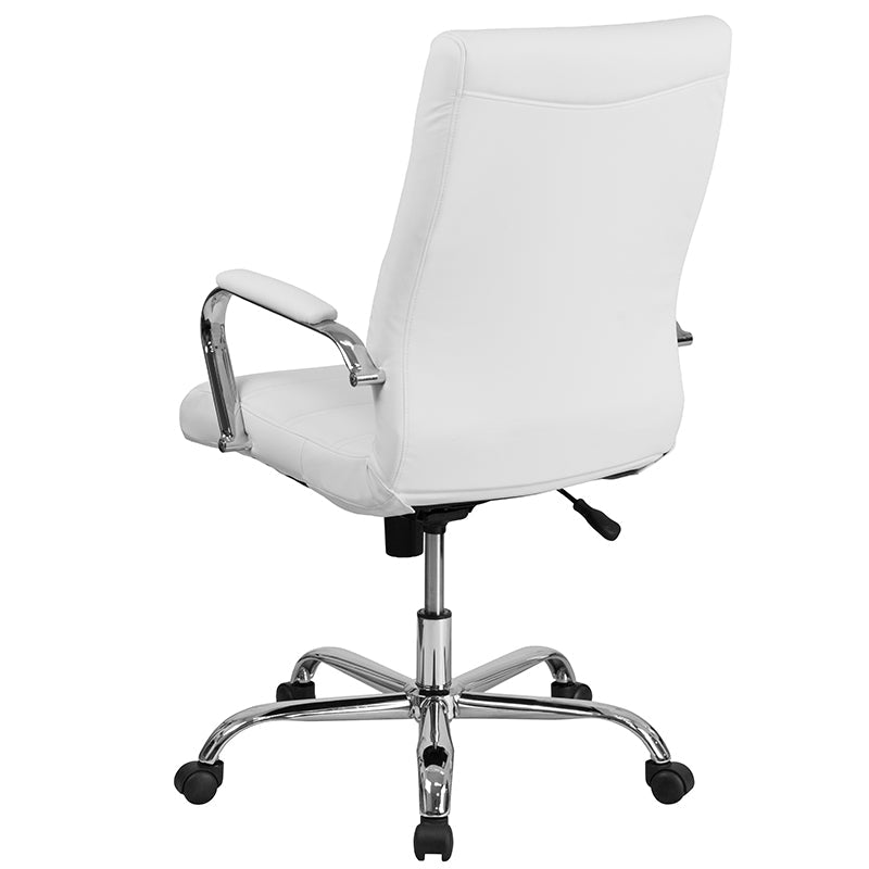 White High Back Leather Chair GO-2286H-WH-GG