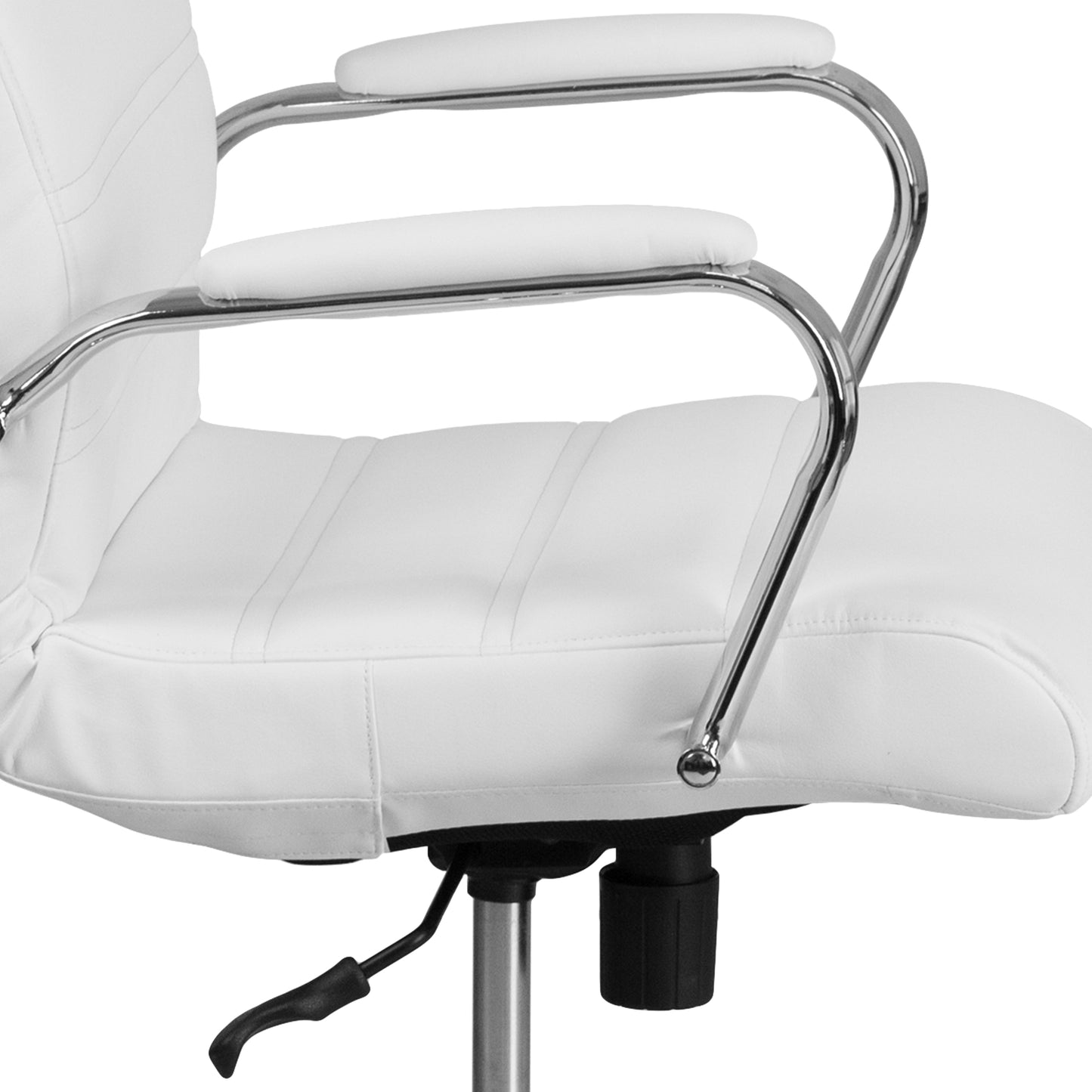 White High Back Leather Chair GO-2286H-WH-GG