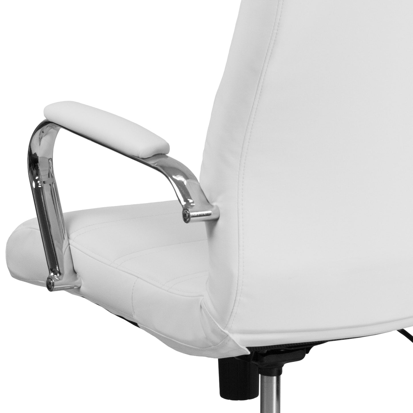 White High Back Leather Chair GO-2286H-WH-GG