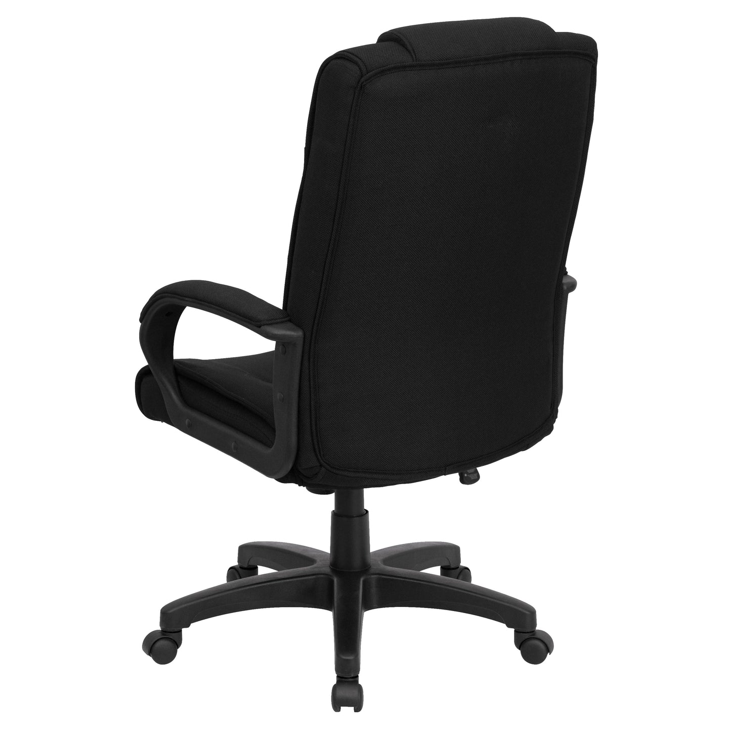 Black High Back Fabric Chair GO-5301B-BK-GG