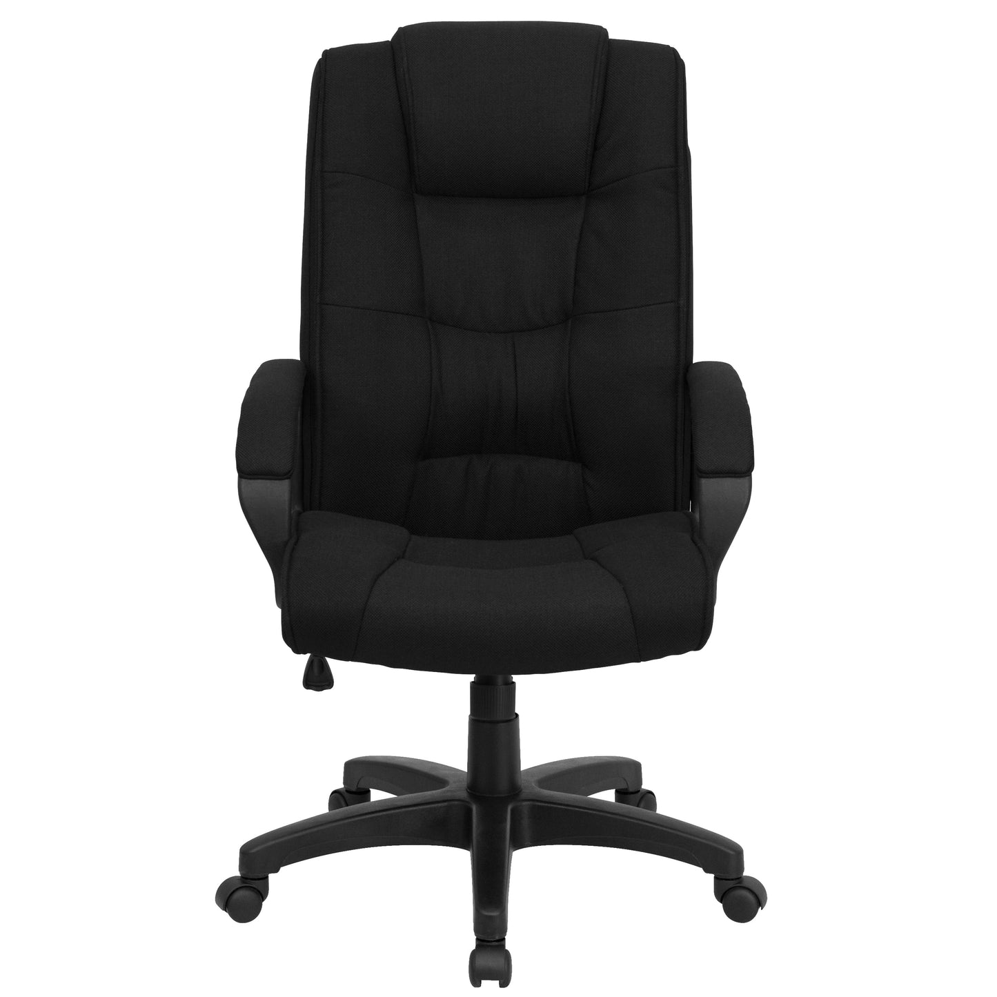 Black High Back Fabric Chair GO-5301B-BK-GG