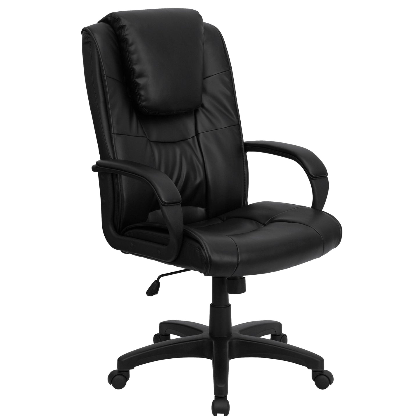 Black High Back Leather Chair GO-5301BSPEC-CH-BK-LEA-GG