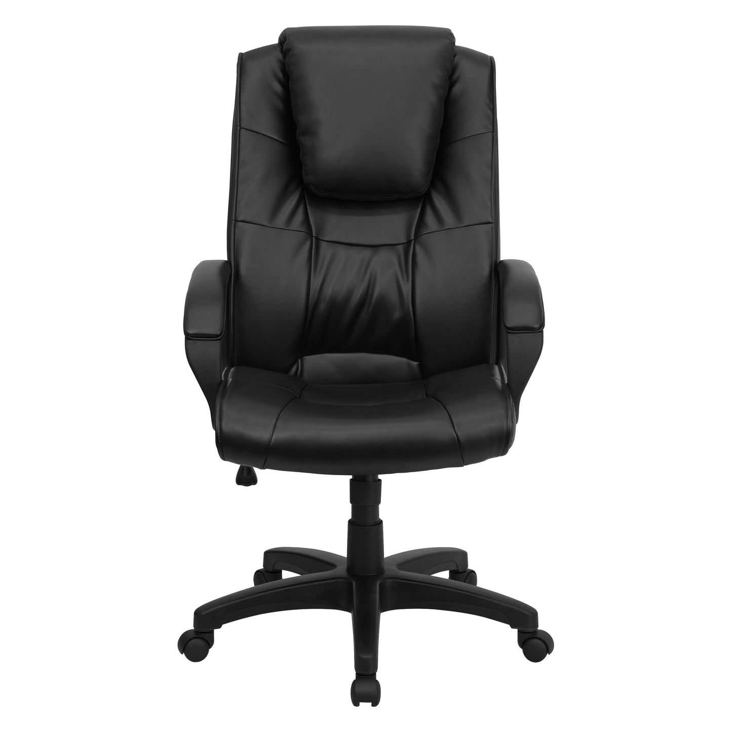 Black High Back Leather Chair GO-5301BSPEC-CH-BK-LEA-GG