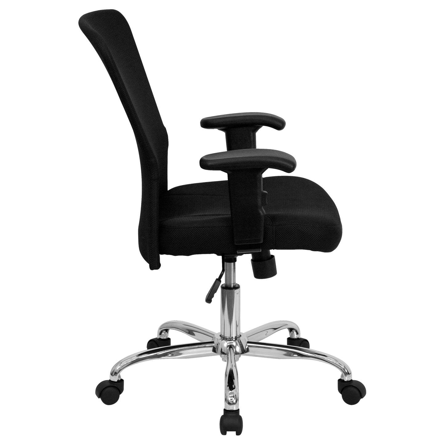 Black Mid-Back Task Chair GO-5307B-GG