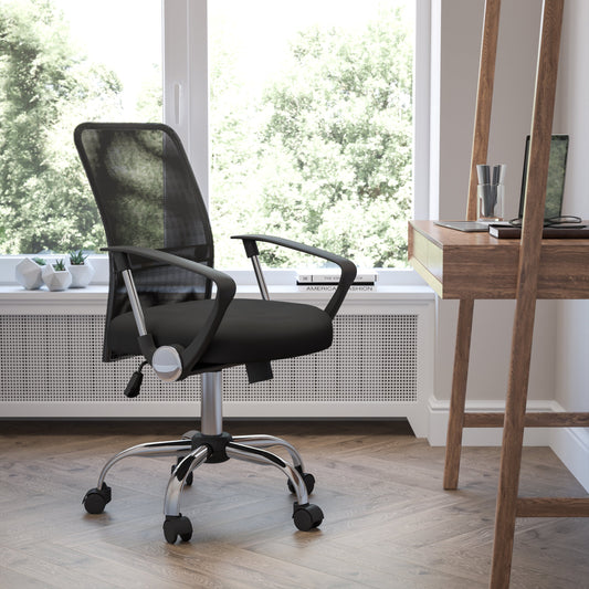 Black Mid-Back Task Chair GO-6057-GG